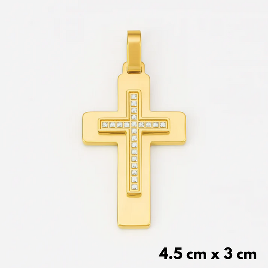 Eternal Cross Pendant Gold