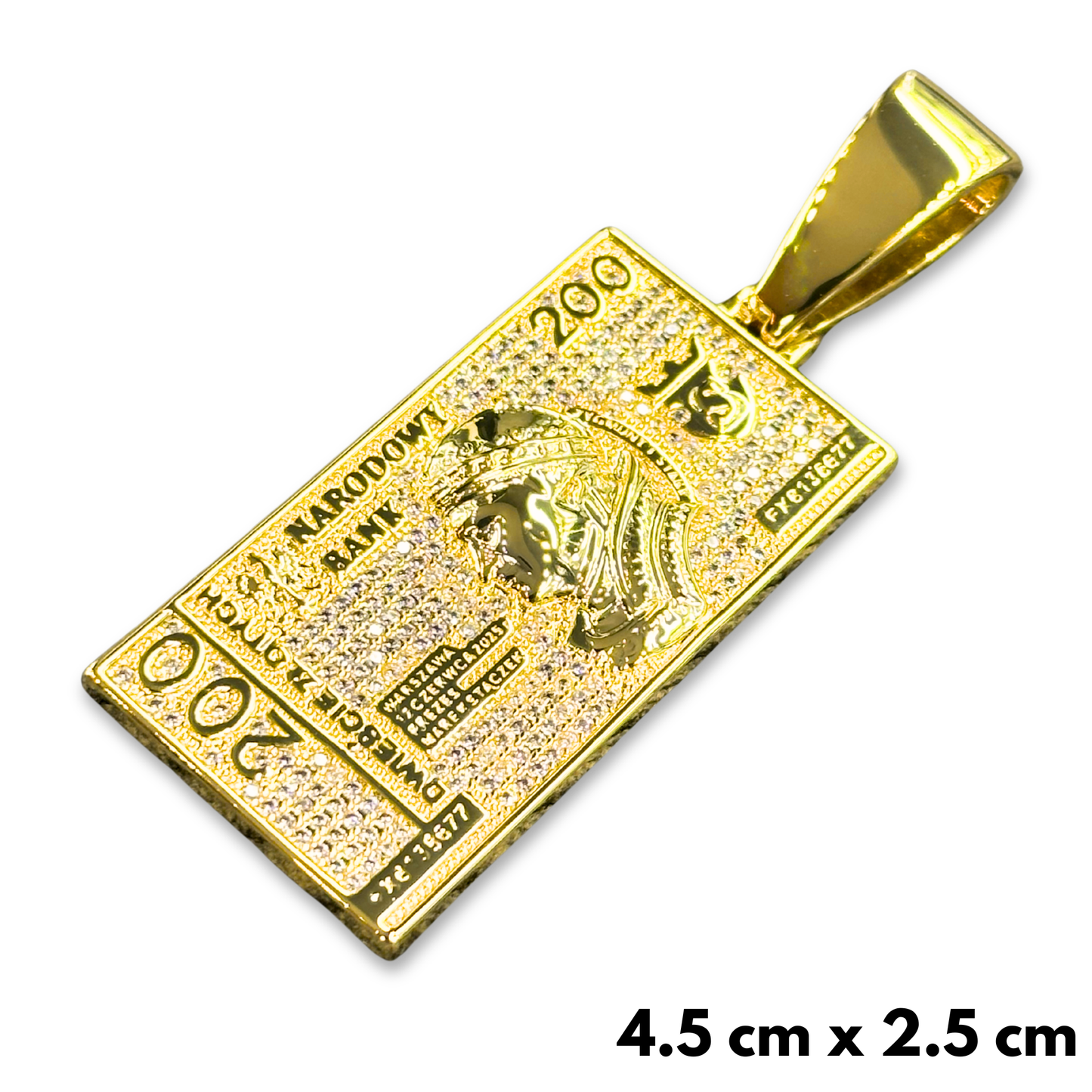 200 PLN Banknote Pendant