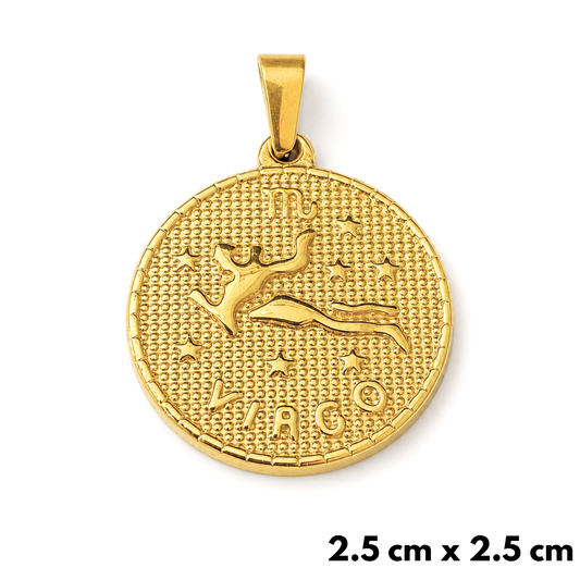 Virgo Pendant Gold