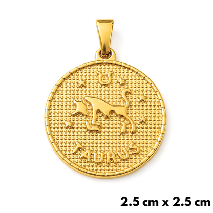 Taurus Pendant Gold