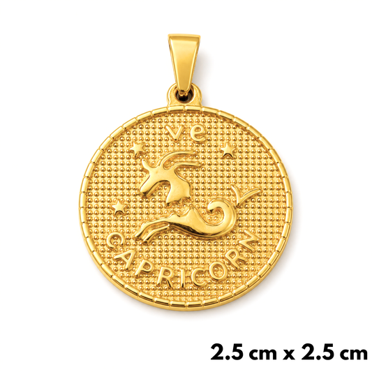 Capricorn Pendant Gold