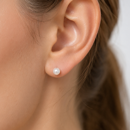 Women's S925 Natural Pearl Earrings